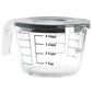 Oster Coolidge 4 Cup / 1 Liter Clear Glass Measuring Cup w Snap on Lid