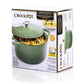 Crock-Pot Artisan 2 pc 5 qts Enameled Cast Iron Dutch Oven in Pistachio Green