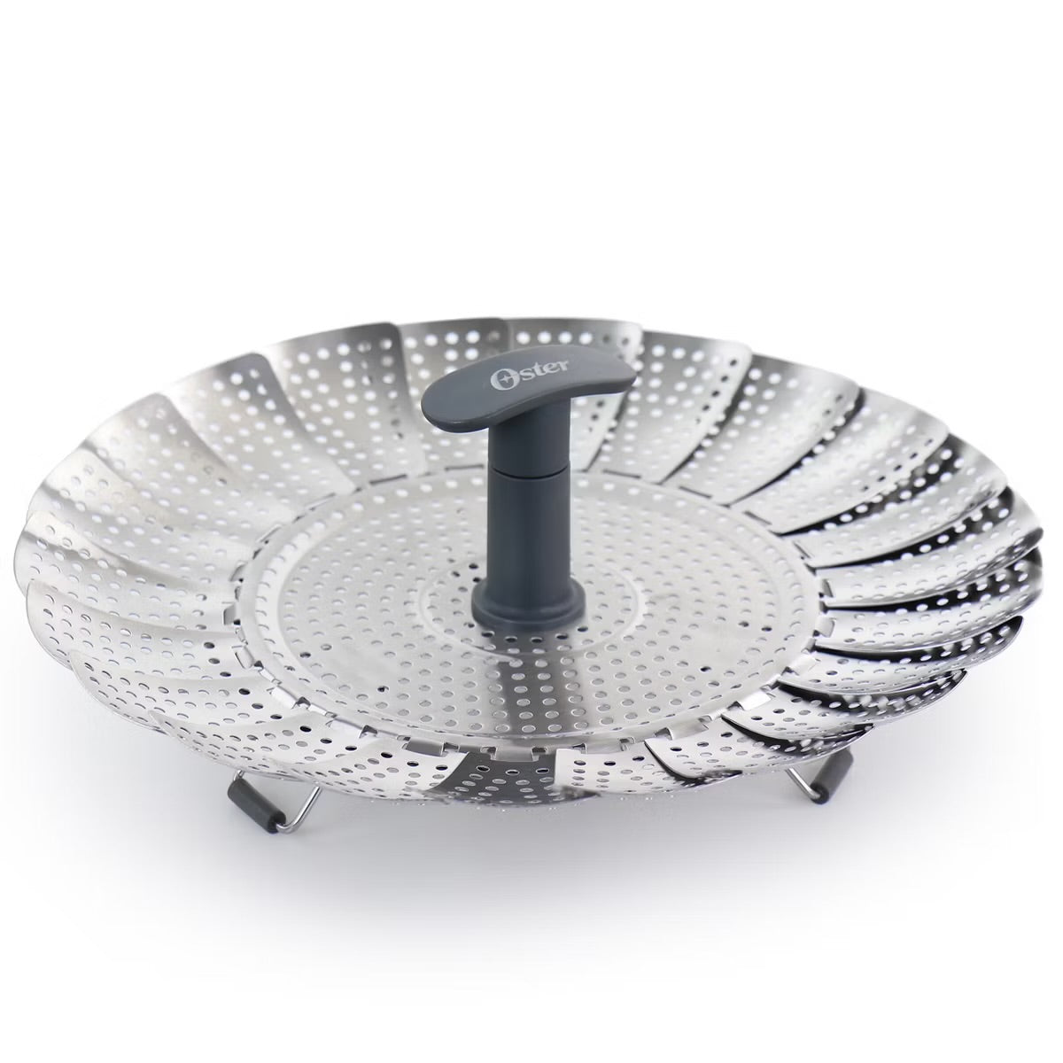 Oster Bluemarine Expandable Folding 8” 40 oz Stainless Steel Steamer Basket