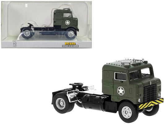 1950 Kenworth Bullnose Truck Tractor Olive Drab United States Air Force 1/87 HO