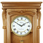 Bedford 26” Golden Oak Wood Finish Wall Clock w Swinging Pendulum & 4 Chimes