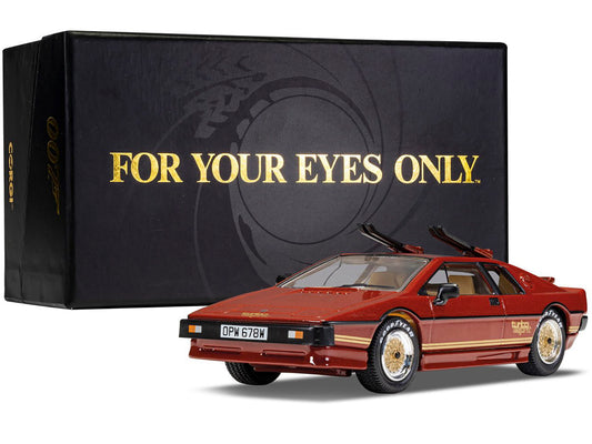 Lotus Esprit Turbo RHD Right Hand Drive Red Metallic James Bond 007 For Your Ey