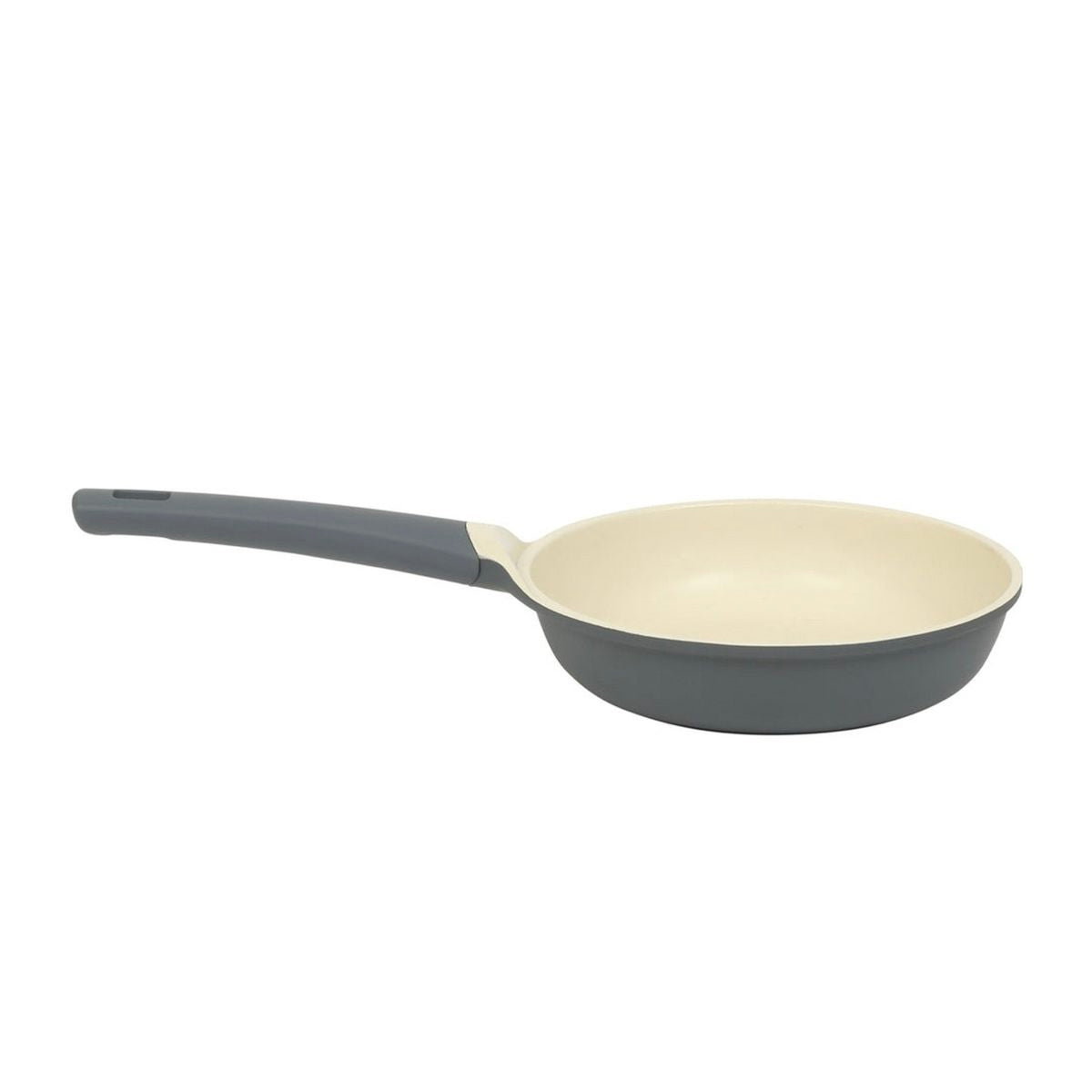 Oster Rooney 10 Inch Ceramic Nonstick Cast Aluminum Frying Pan in Grey