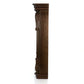 Bedford 26” Chestnut Wood Finish Wall Clock w Swinging Pendulum & 4 Chimes