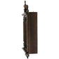 Bedford Leo 21" Chestnut Brown Wood Swinging Pendulum Wall Clock w Hourly Chimes