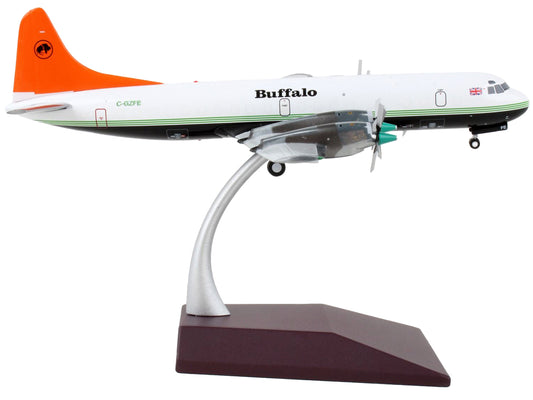 Lockheed L-188 Electra Commercial Aircraft Buffalo Airways White Black w Orange