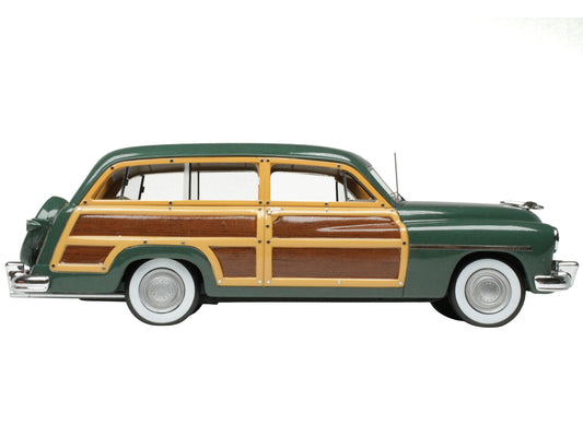 1949 Mercury Woodie Meadow Green w Yellow Woodgrain Sides Green Interior Limite