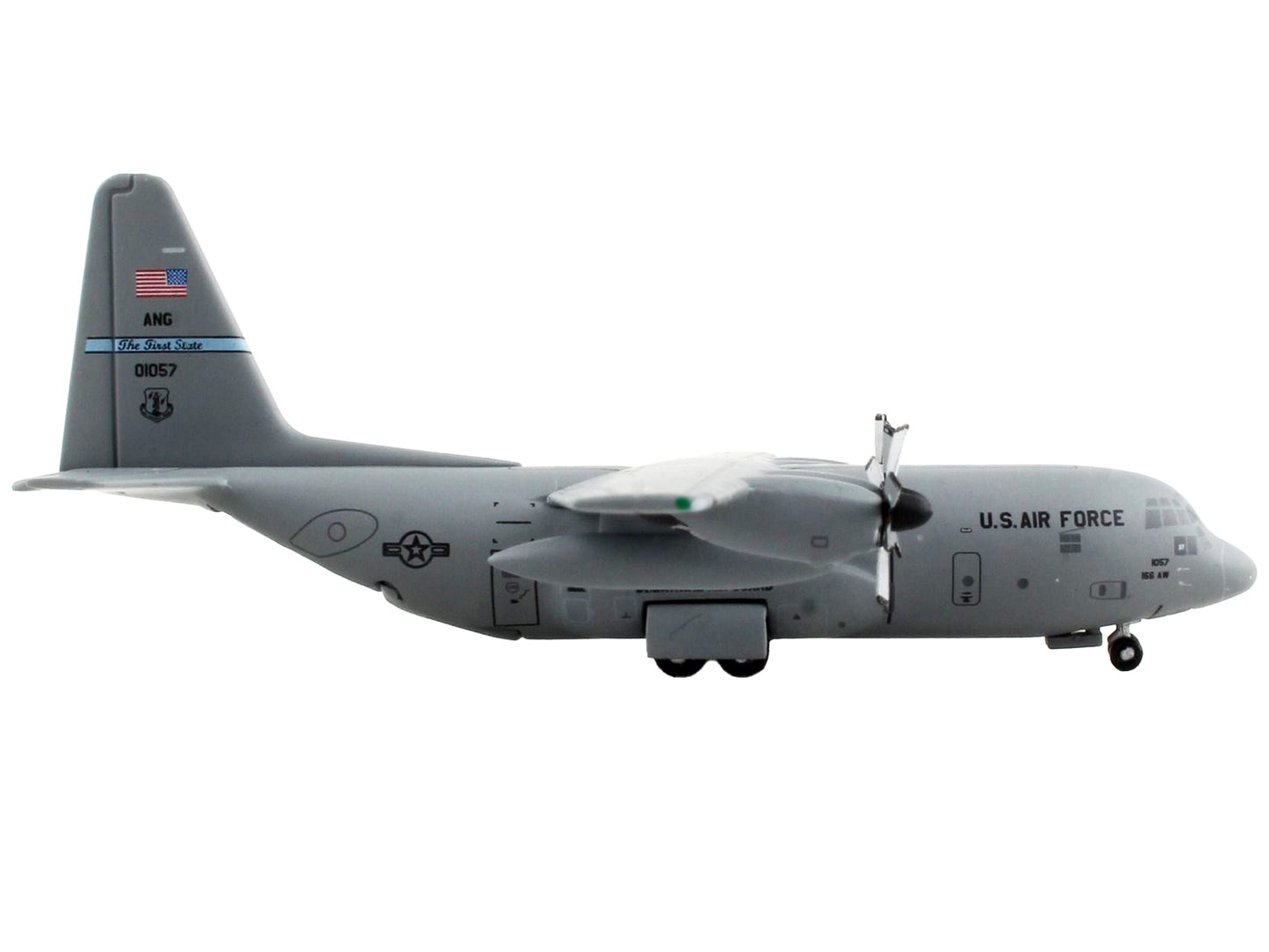 Lockheed C-130H Hercules Transport Aircraft 166th Airlift Wing United States Ai