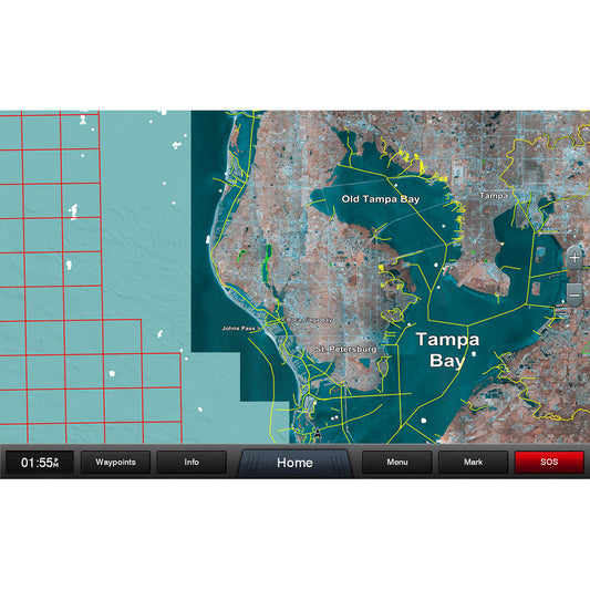 GARMIN Standard Mapping - Florida West Pen PROFESSIONAL MicroSD SD Map Card