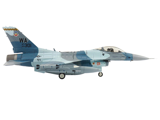 Lockheed F-16C Fighting Falcon Fighter Aircraft 1/72 Diecast Model Blue Flanker