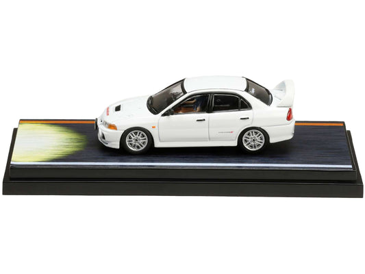Mitsubishi Lancer RS Evolution IV RHD Right Hand Drive White Monstar w Seiji Iwa