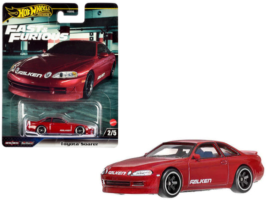 Toyota Soarer Z30 Red Metallic Fast & Furious Series Diecast Model Car by Hot Wh