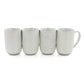 Laurie Gates Madrina 4 Piece 19 oz Stoneware Assorted Designs Mug Set in Mint