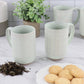 Laurie Gates Madrina 4 Piece 19 oz Stoneware Assorted Designs Mug Set in Mint