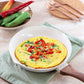 Oster Amberg Choice 8" Ceramic Nonstick Forged Aluminum Frying Pan in Off-White