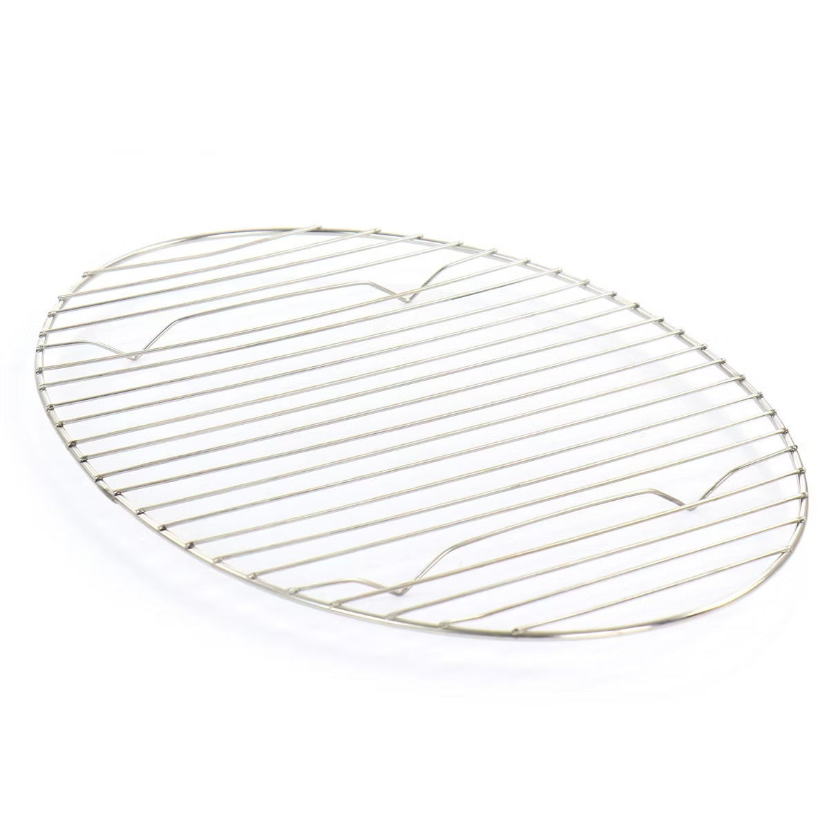 Gibson Home Radiance 17.5" Stainless Steel Copper Plated Oval Roaster w Lid & R