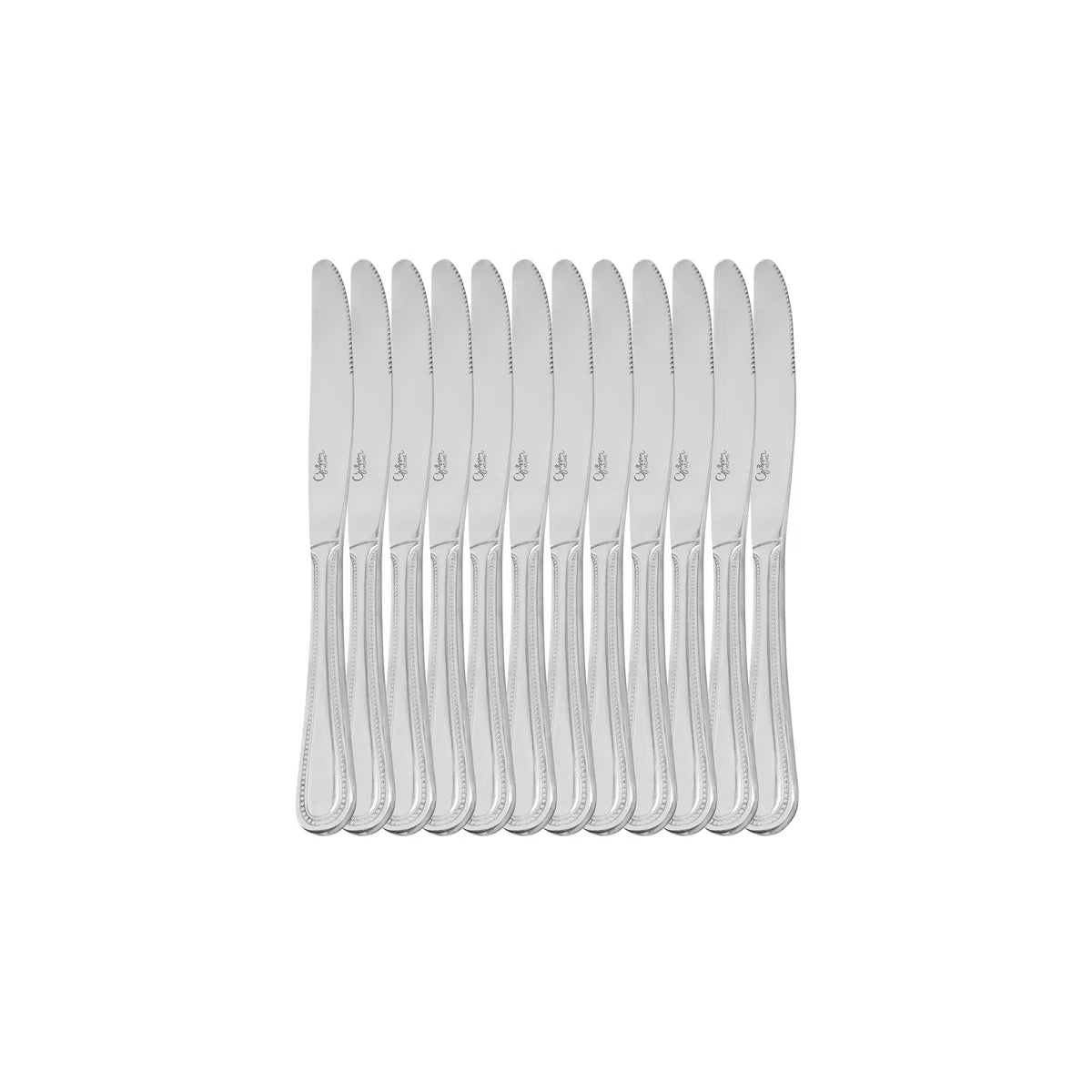 Gibson Home 87 Piece Stainless Steel Flatware and Serving Utensil Set in Silver