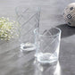 Gibson Home Lattice 4 Piece 13.5 oz Double Old-Fashioned Glass Set
