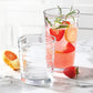 Gibson Home 4 Piece 16 Ounce Swirl Glass Tumbler Set
