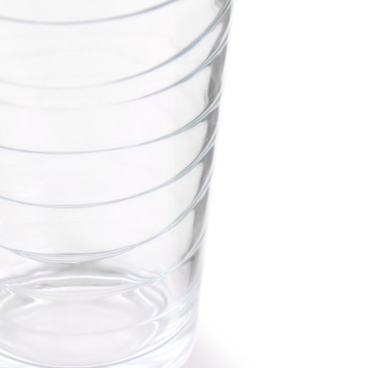Gibson Home 4 Piece 16 Ounce Swirl Glass Tumbler Set