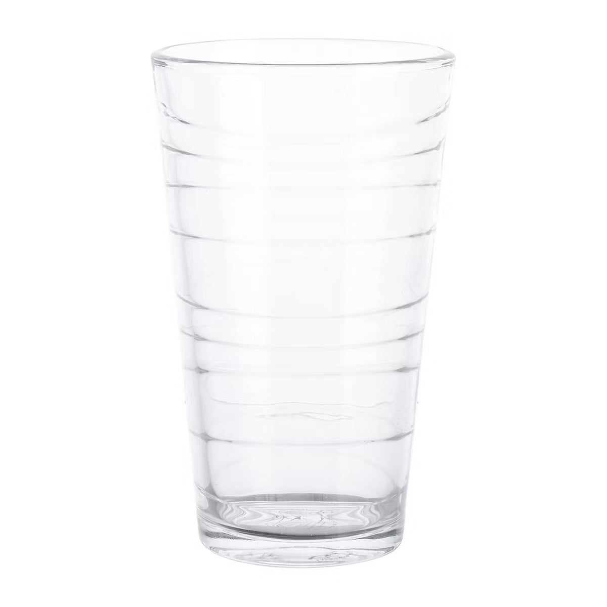 Gibson Home 4 Piece 16 Ounce Swirl Glass Tumbler Set