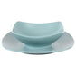 Gibson Home Zen Buffetware 8 Piece Fine Ceramic Dinnerware Set In Matte Arctic