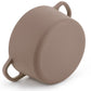 Crockpot Artisan 5 Quart Enameled Cast Iron Dutch Oven in Matte Dusty Pink