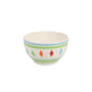 Gibson Home Heidy 12 Piece Hand Painted Durastone Dinnerware Set in Green