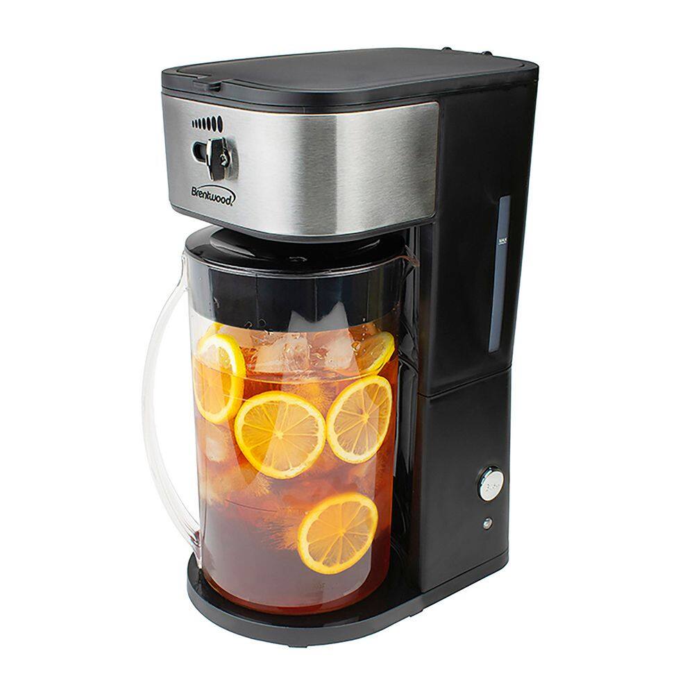 Brentwood Iced Tea & Coffee Maker in Black w 64 oz Pitcher