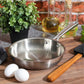 Babish 8" Stainless Steel Tri-Ply Double Riveted Fry Pan in Silver