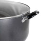 Better Chef 24 Quart Heavy Gauge Aluminum Dutch Oven in Granite Grey