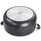 Better Chef 24 Quart Heavy Gauge Aluminum Dutch Oven in Granite Grey