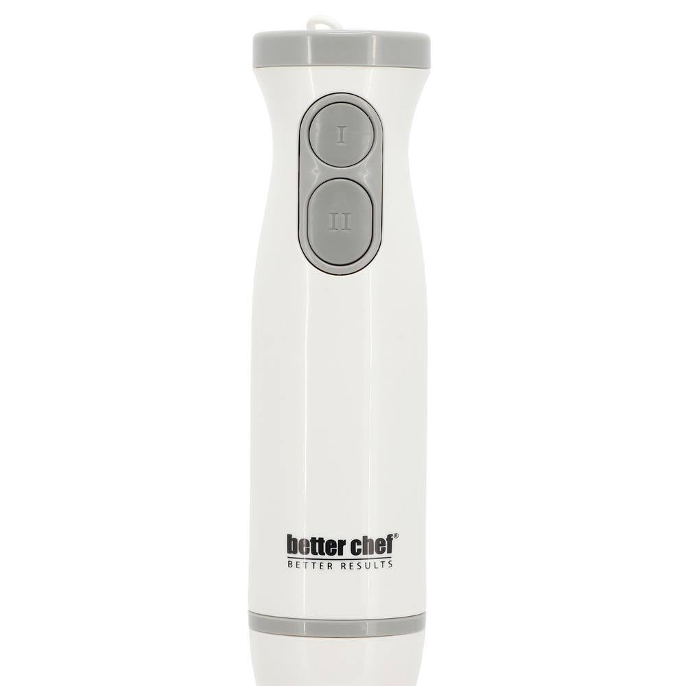 Better Chef 2-Speed 150-Watt Immersion Hand Blender in White