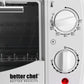 Better Chef 9 Liter Toaster Oven Broiler-White