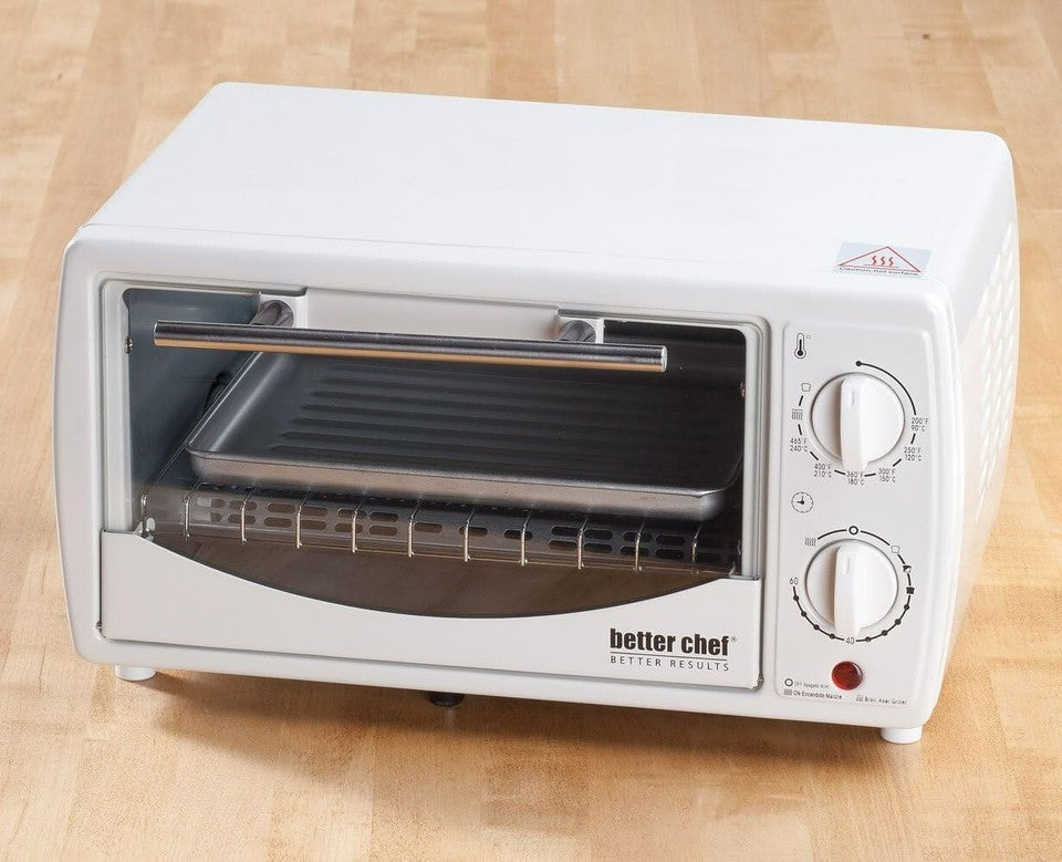 Better Chef 9 Liter Toaster Oven Broiler-White