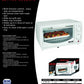 Better Chef 9 Liter Toaster Oven Broiler-White