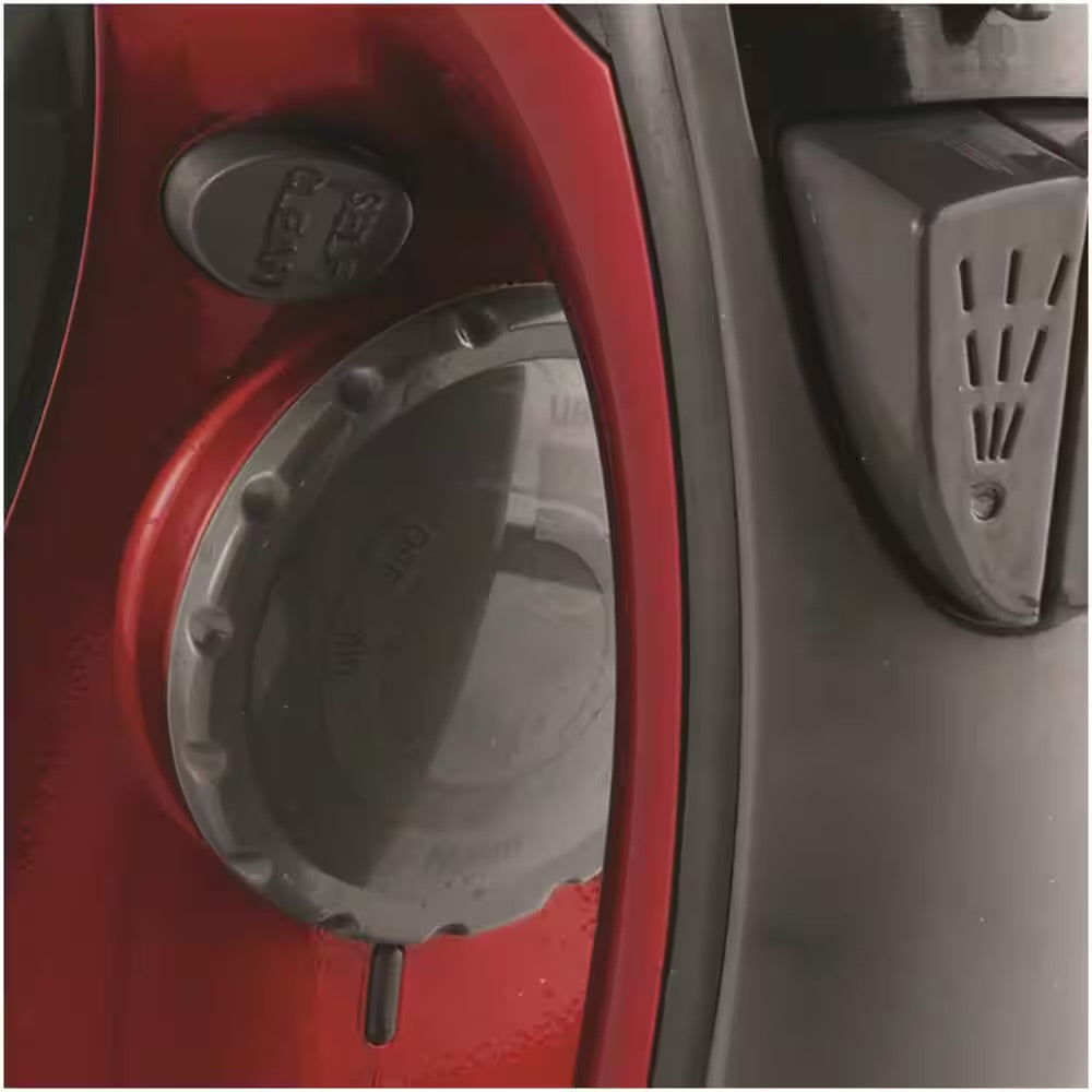 Brentwood Red 1200W Steam Iron w Spray Vertical Auto-Off