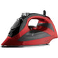 Brentwood Red 1200W Steam Iron w Spray Vertical Auto-Off