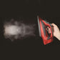 Brentwood Red 1200W Steam Iron w Spray Vertical Auto-Off