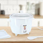 Better Chef 3 Cup White Automatic Rice Cooker w Stainless Pot