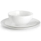 Ultra by Gibson Swanton Arch 12 Piece White Opal Glass Dinnerware Set