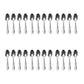 Abbie 24 Piece Tumble Polished Stainless Steel Teaspoon Set