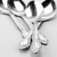 Abbie 24 Piece Tumble Polished Stainless Steel Teaspoon Set