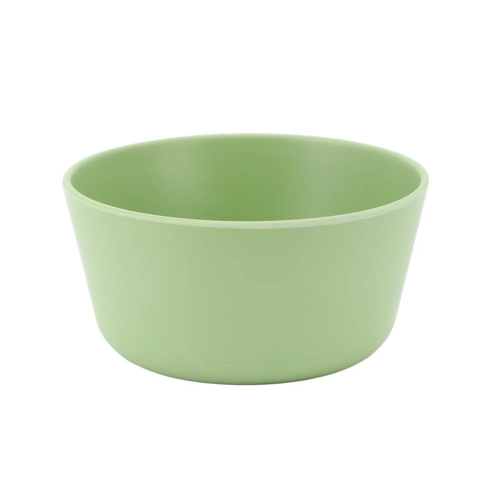 Gibson Fairhope 12 Piece Matte Green Melamine Round Dinnerware Set