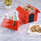 Gibson Peanuts Snoopy Dog House Durastone 11.2" Red Cookie Jar
