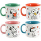 Peanuts Mothers Love 4 Piece 21 oz Camper Mug Set Assorted