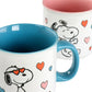 Peanuts Mothers Love 4 Piece 21 oz Camper Mug Set Assorted