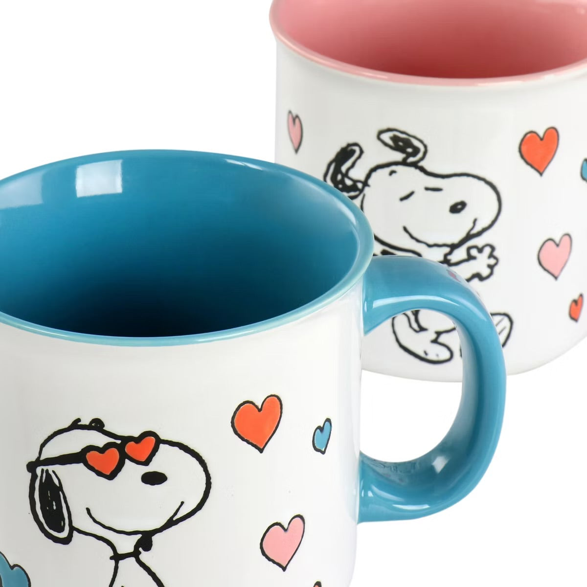 Peanuts Mothers Love 4 Piece 21 oz Camper Mug Set Assorted