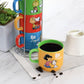 Gibson Peanuts Gentle Reminders 4 Piece Stoneware Mug Set w Stand