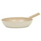 Gibson Folkstone 12" Beige Ceramic Nonstick Aluminum Frying Pan Frypan